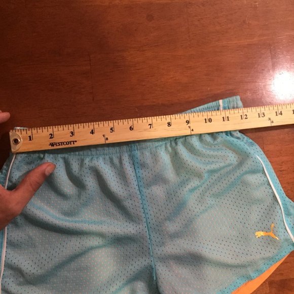 Blue & Orange Puma Shorts - Picture 8 of 9